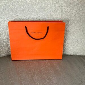 HERMES gift logo bag 15.5 x 11 x 3.5 inches (1 piece), small stain